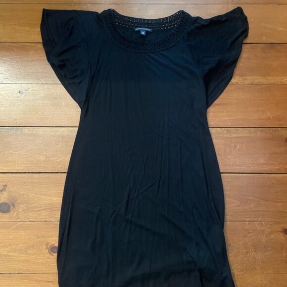 Banana Republic Little Black Dress with Round Neck Detail - Picture 4 of 9
